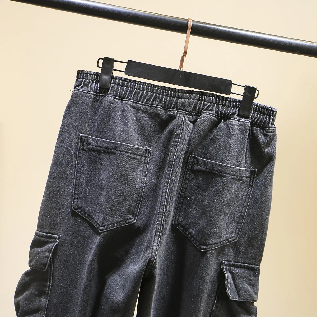 2020 весенние модные женские джинсы с высокой талией хлопковые Свободные