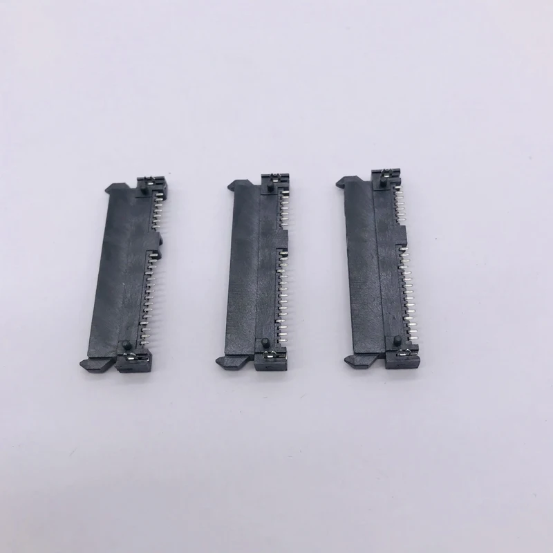 10 шт. разъем SATA fmale SMT 7P + 15P 22Pin 7 15 90 ° h4 2 мм для интерфейса жесткого диска 22pin