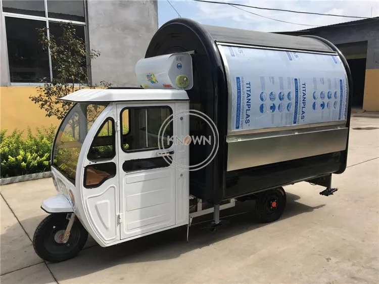 Топ KN KP Электрический 3 х колесный Еда тележка для хот догов уличной торговли