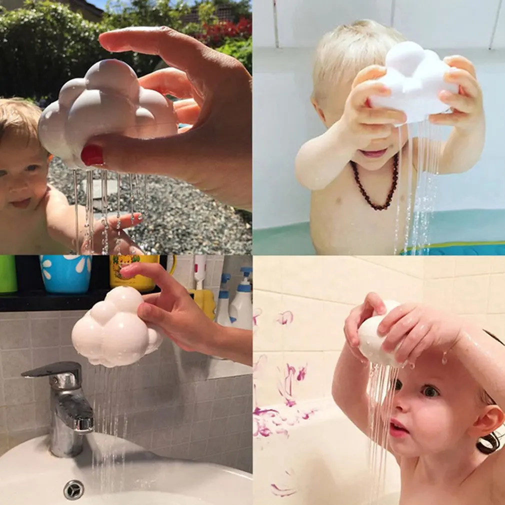 

Rain Cloud Water Spray Toys Sprinkler Tub Toy Droplet One Button Automatic Water Sprinkler Interactive Bathing Toy For Toddler