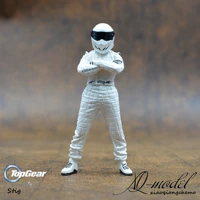118 scale resin die casting doll model cmc exoto top gear stig scene layout decoration collection photo toy free shipping