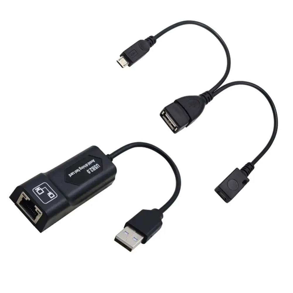 

Ethernet-адаптер LAN для AMAZON FIRE TV 3 или STICK GEN 2 или 2, кабель-преобразователь для остановки буфера USB 2,0 LAN Ethernet-адаптер