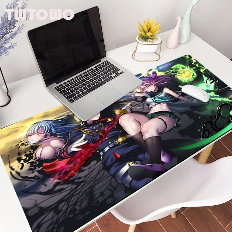 Owari No Seraph Аниме Коврик для мыши HD большой коврик клавиатуры Настольный мягкий