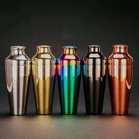 american 304 stainless steel shaker modern luxury french two section high end atmosphere cocktail shaker bar table tool 550ml