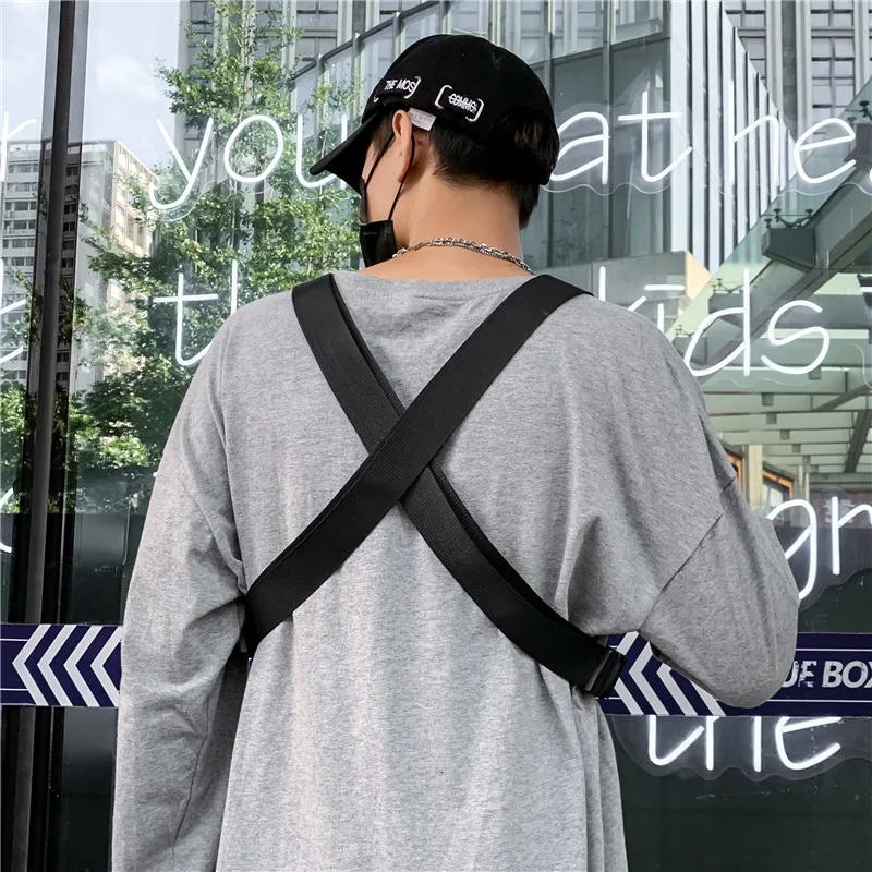 Функциональные нагрудные сумки для мужчин уличная тактическая Холщовая Сумка