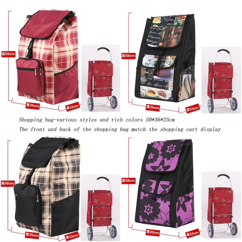 Сумки для покупок тележка сумки в тележки женские корзина продуктов питания