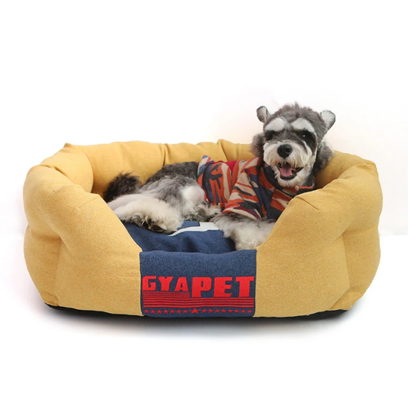 BDTHOOO 100% Cotton Pet nest Teddy dog small and medium sized four seasons universal bed | Дом и сад