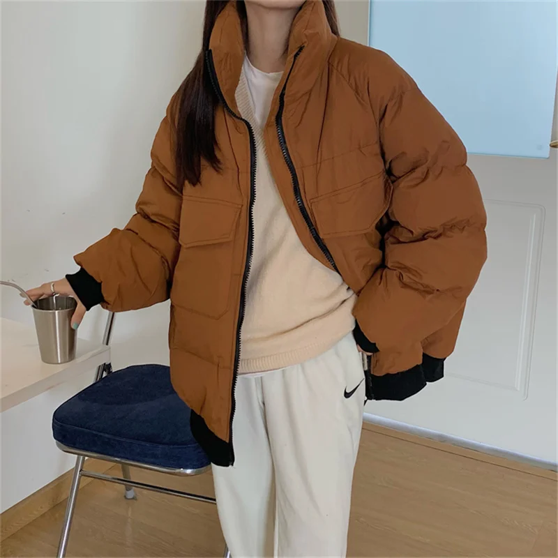 Уличное однотонное пальто PLAMTEE женская уличная одежда в Корейском стиле новинка