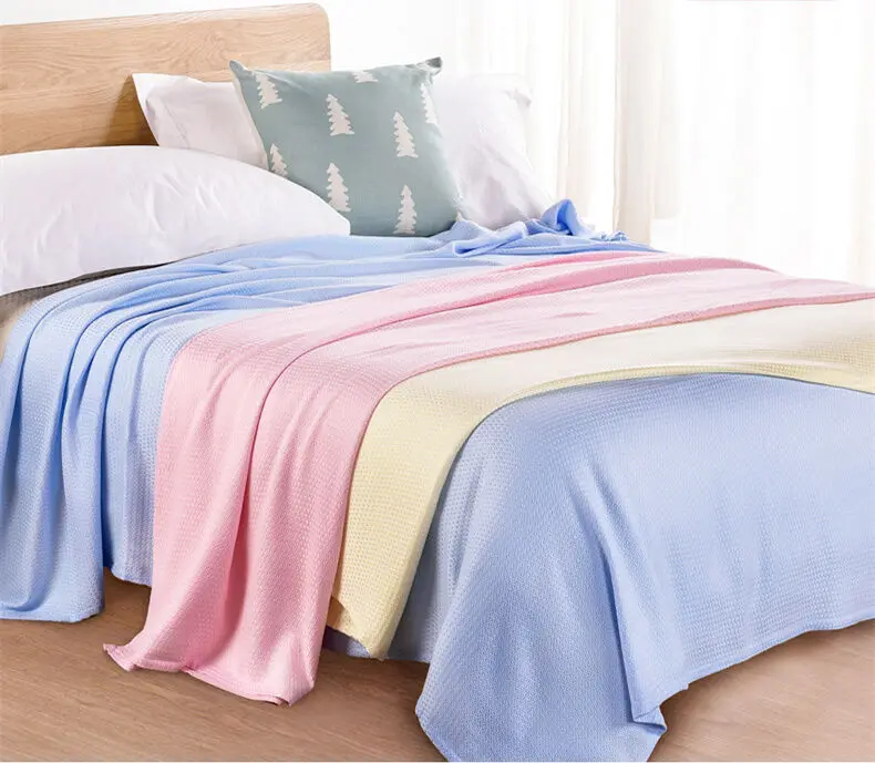 

Летнее одеяло бренда Alherff, тонкое одеяло для кондиционирования воздуха, полотенце из мягкого бамбукового волокна, простыня, приятное ощущен...