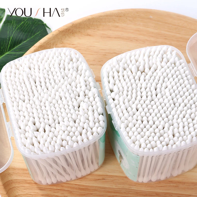 400 шт. ватные палочки YOUSHA с двойной головкой|Ватные палочки| |