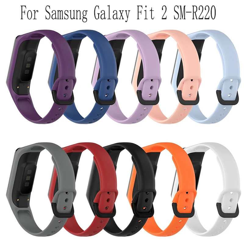 

Ремешок силиконовый спортивный для Samsung Galaxy Fit 2, браслет для часов, сменный Браслет для Samsung Galaxy Fit2