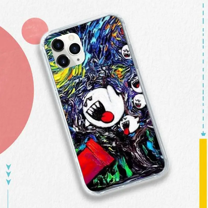 

Van Gogh Starry Night art Phone Case for iPhone 11 12 pro XS MAX 8 7 6 6S Plus X 5S SE 2020 XR