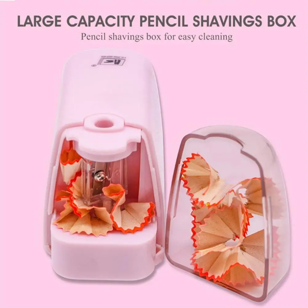 

1 Pc Children's Electric Pencil Sharpener Latest Heavy-duty Direct Steel Children's Sales Pencil Adult Stationery Blade G9J9