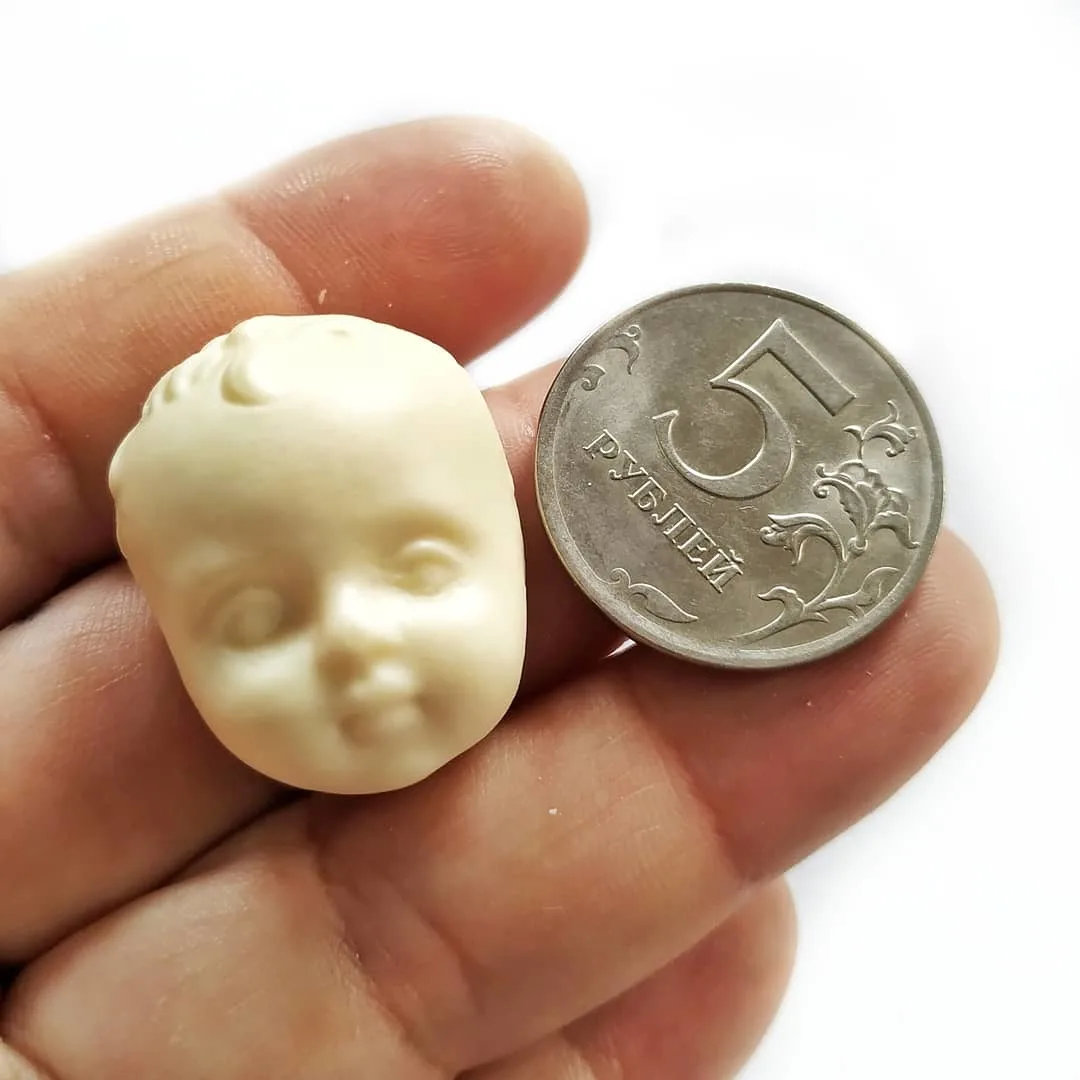 Молд силиконовый Лицо Bestmolds Форма силиконовая 882 для глины гипса изготовления