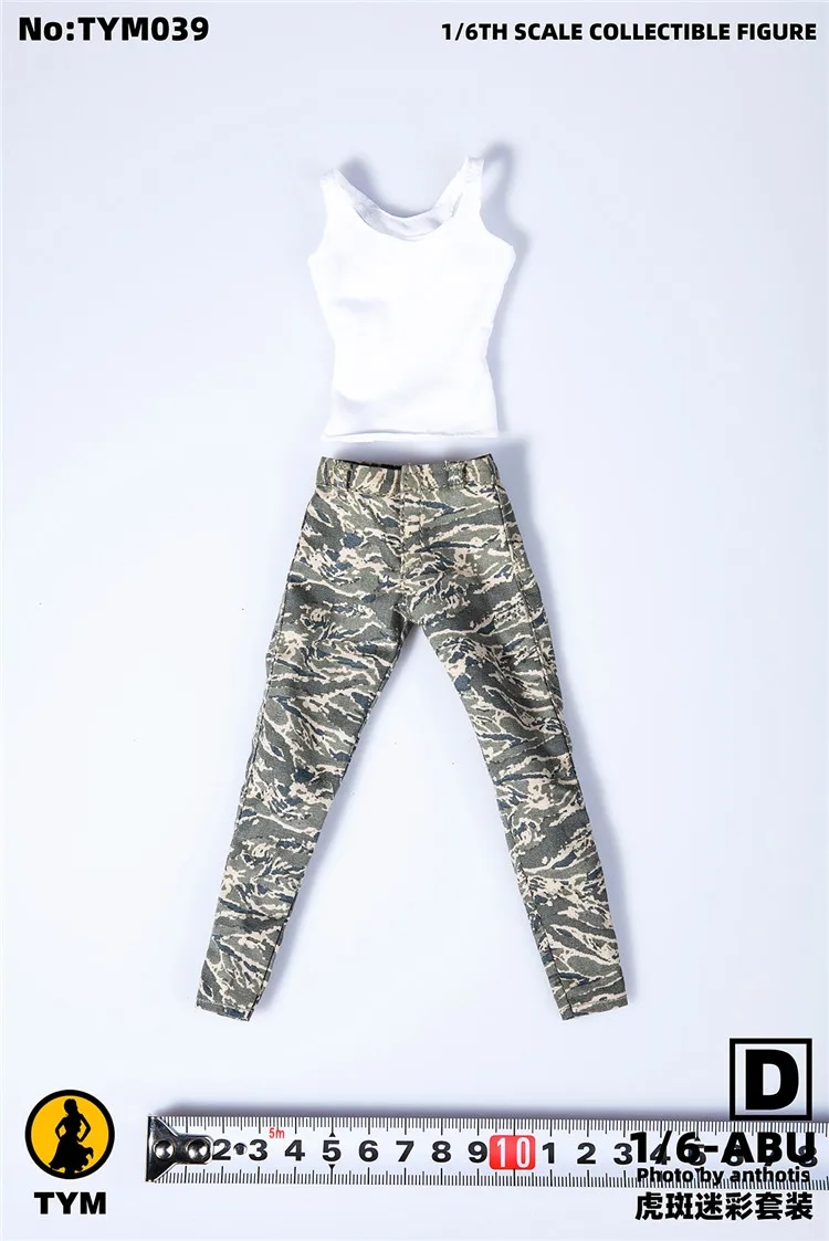

TYM039 1/6 Female/Male Figure Clothes Accessory Camouflage Clothing Outdoor Uniform Set Model for 12'' Action Figure Body