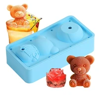 easy to demold blue color lovely 3d cake decorating mold for kitchen