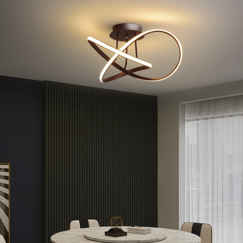 Современный светодиодный потолочный светильник для столовой лампа из кованого