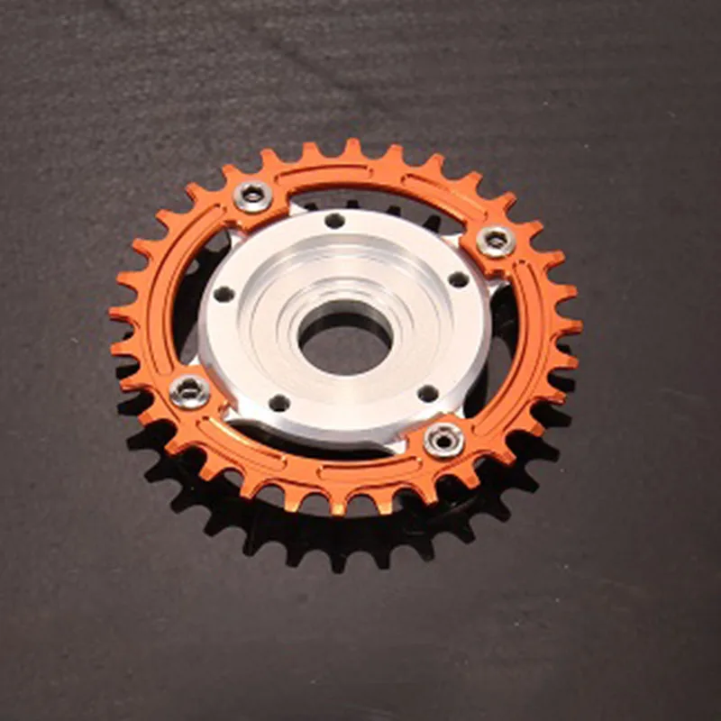 Mid Motor Chainwheel Ring Adapater 34T 36T 38T Chain Sets Electric Bike Conversion Kit for Tongsheng Ebike | Спорт и развлечения
