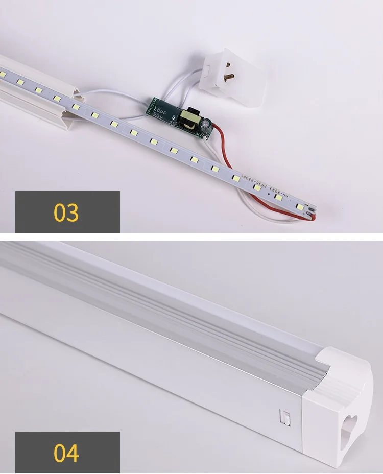 4X10X120 см 18 Вт T8 светодиодный røhre ламповый светильник Lichtleiste leuchtstoffrøhre Leuchtstofflampe Komplett Kaltweiß warmweineutß alweiß