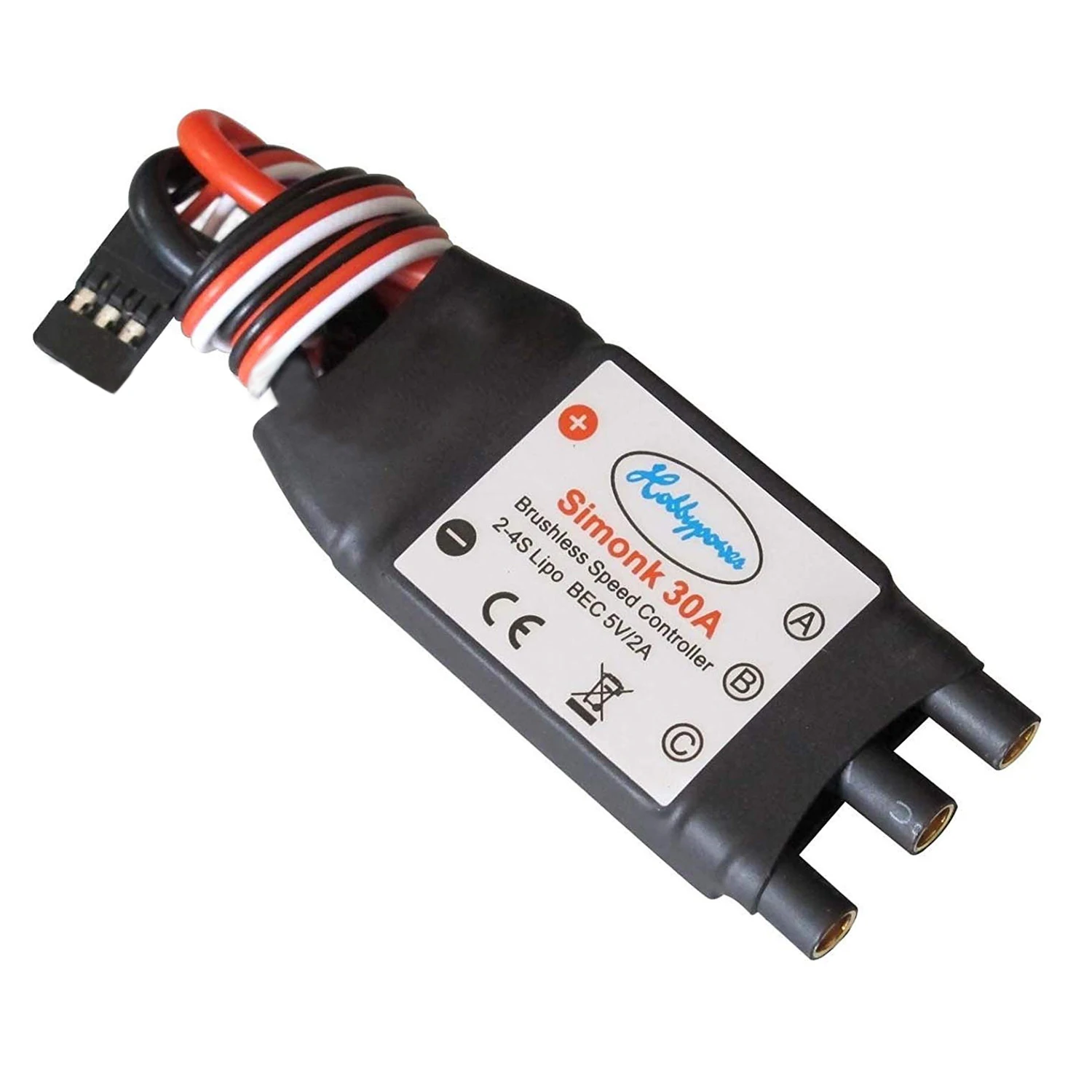 

Hot HP SimonK 30A ESC Brushless Speed Controller BEC 2A for Quadcopter F450 X525