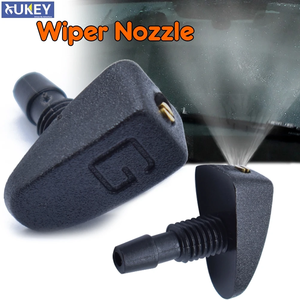 2 Pcs/Set Car Universal Friont Windshield Wiper Nozzle Jet S