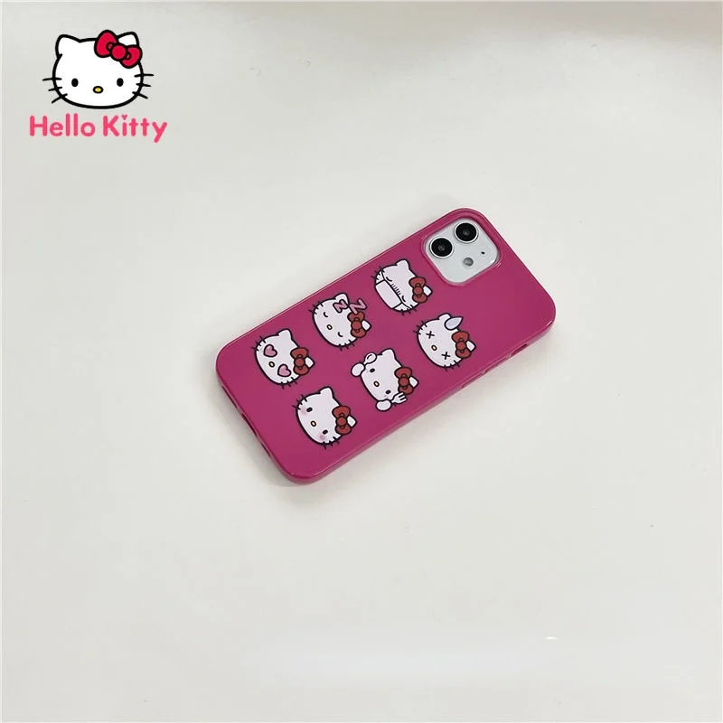 

Hello Kitty for IPhone /6P 6sp/7 8 Se 7/8P/X/XR/XS/XSMAX/11/12Pro Cartoon Cute Anti-wear and Anti-fall Mobile Phone Soft Case