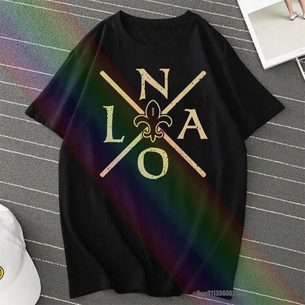 Новый Орлеан Футбол Винтаж Луизиана Нола Сен футболка shirtWarmer Wo|Мужские футболки| |