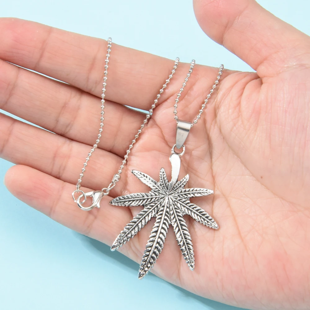 Колье в стиле хип хоп для мужчин и женщин украшение виде единорога листка дерева