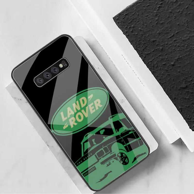 

Land Rover logo Phone Case Tempered Glass For Samsung S20 Plus S7 S8 S9 S10 Plus Note 8 9 10 Plus