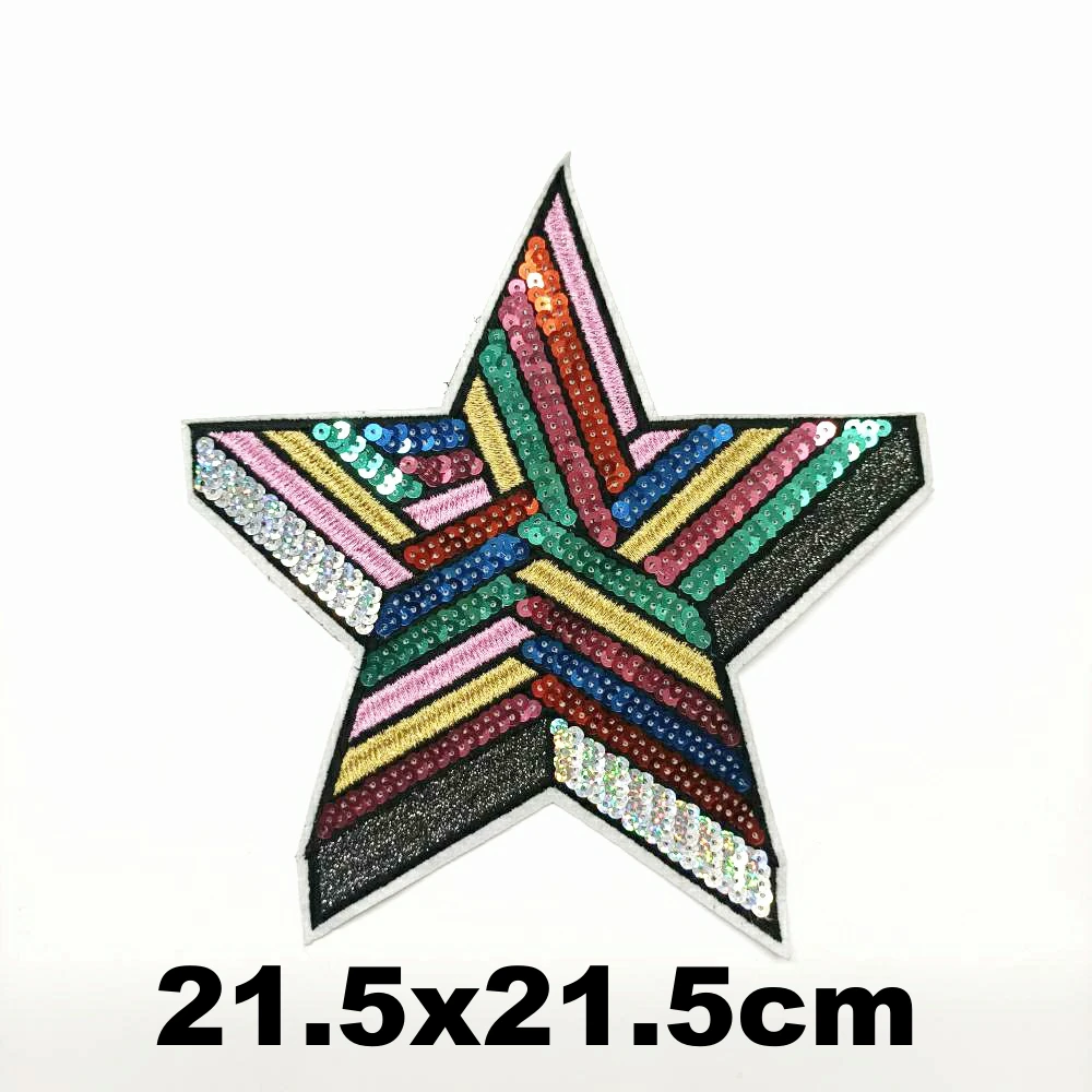 

Accessories large embroidery big star patches for clothing OR-3402