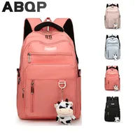 Женский дорожный рюкзак ABQP, вместительный водонепроницаемый ранец для женщин, деловой рюкзак для ноутбука, школьная сумка для колледжа