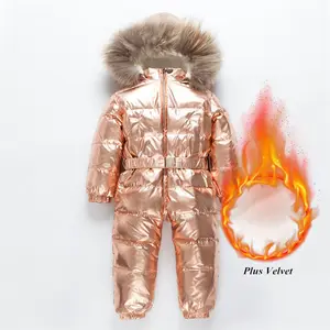 Комбинезон для мальчиков и девочек, 90% утиный пух, цвет в ассортименте, Clj311