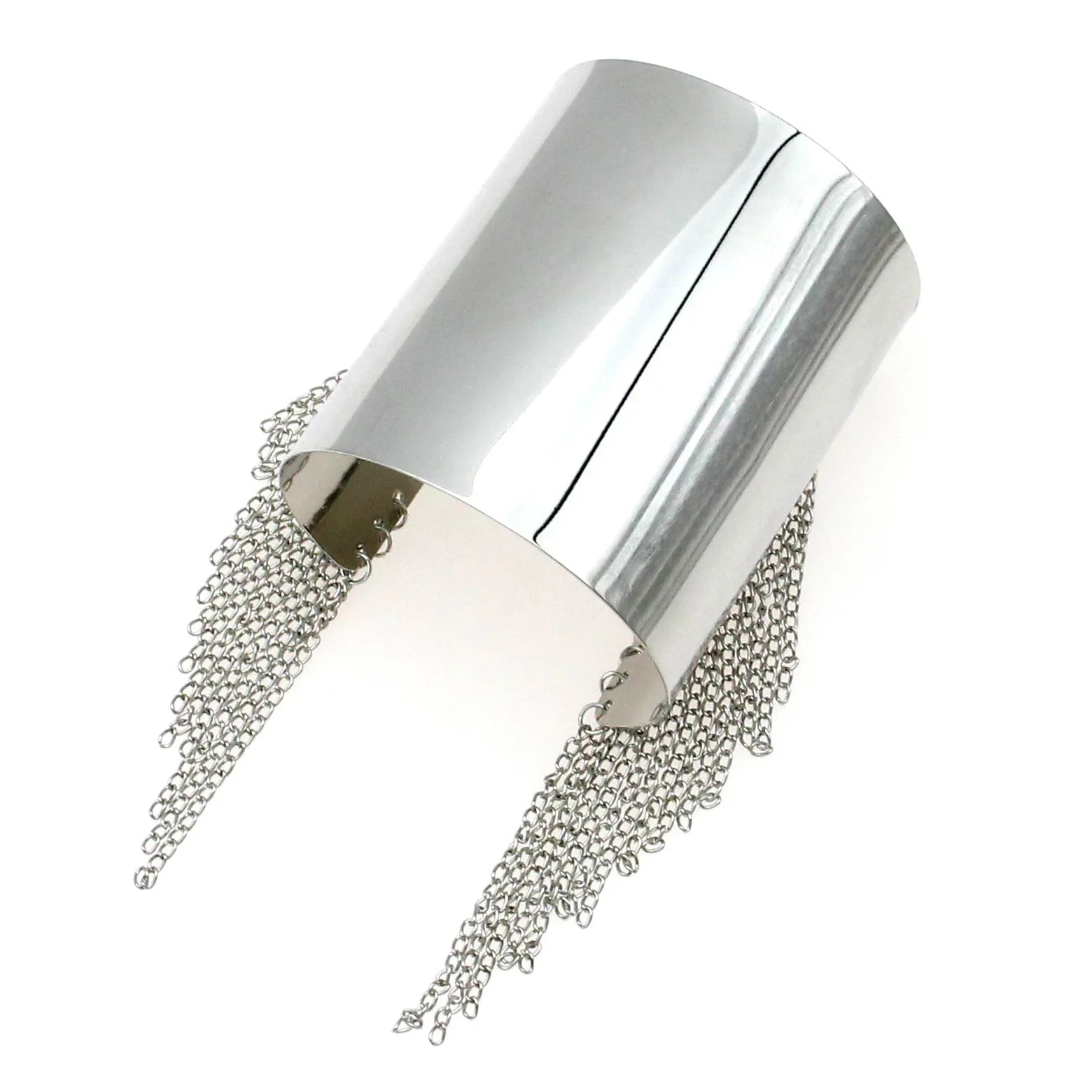 Европейский и американский преувеличенный Открытый браслет с бахромой Золотой