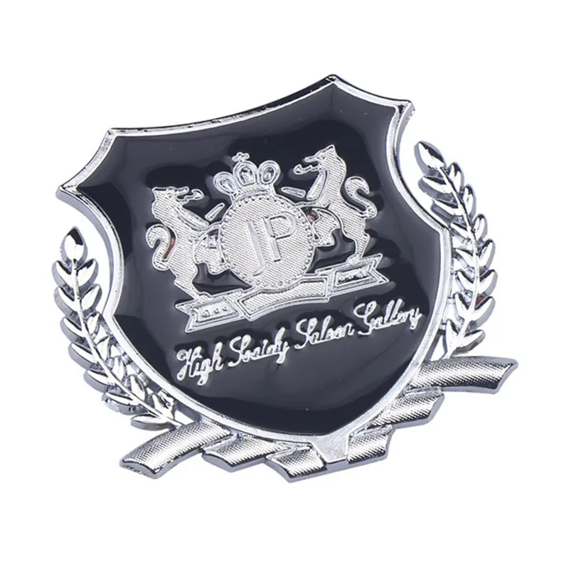 2P JP ВИП наклейки 3D Эмблема для автомобиля логотип Ferrari Porsche BMW Audi Mercedes Benz Toyota Volkswagen