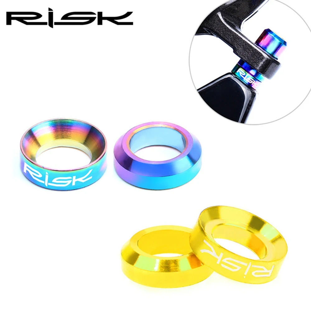 

4 Colors Parts High Gasket Padded Accessories Brake Fixed Screws Titanium Bump Pads Brake Clamp Disc Brakes Fixing Bolt