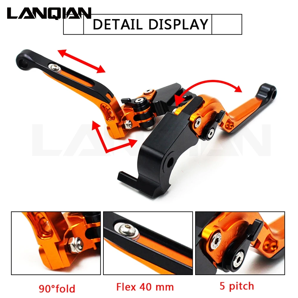 

For Yamaha FZX700 Fazer 700 Motorcycle Adjustable Extendable Foldable Brake Clutch Levers FZX700 Fazer 700 1986 1987 Accessories