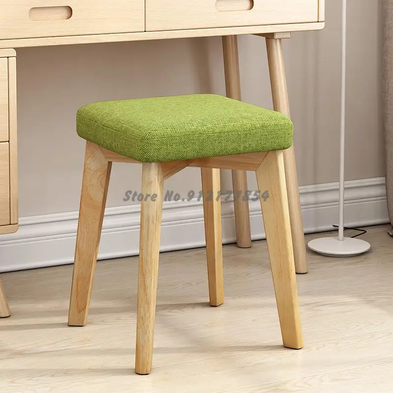 Небольшой квадратный стул модный креативный современный макияж простой из