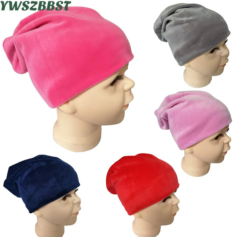 New Plush Winter Scarf Hat for Boys Girls Children Set Velvet Girl Boy Cap Autumn Kids Toddlers Baby | Аксессуары для одежды