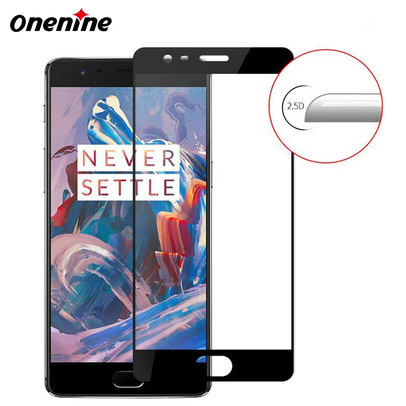 Изогнутое закаленное стекло Onenine 4D Защитная пленка для Oneplus 5 A5000 взрывозащищенное