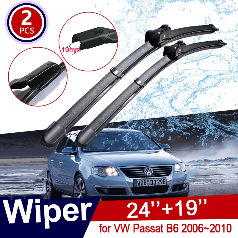 Автомобильная щетка стеклоочистителя для Volkswagen VW Passat B6 2006 ~ 2010 3C передние