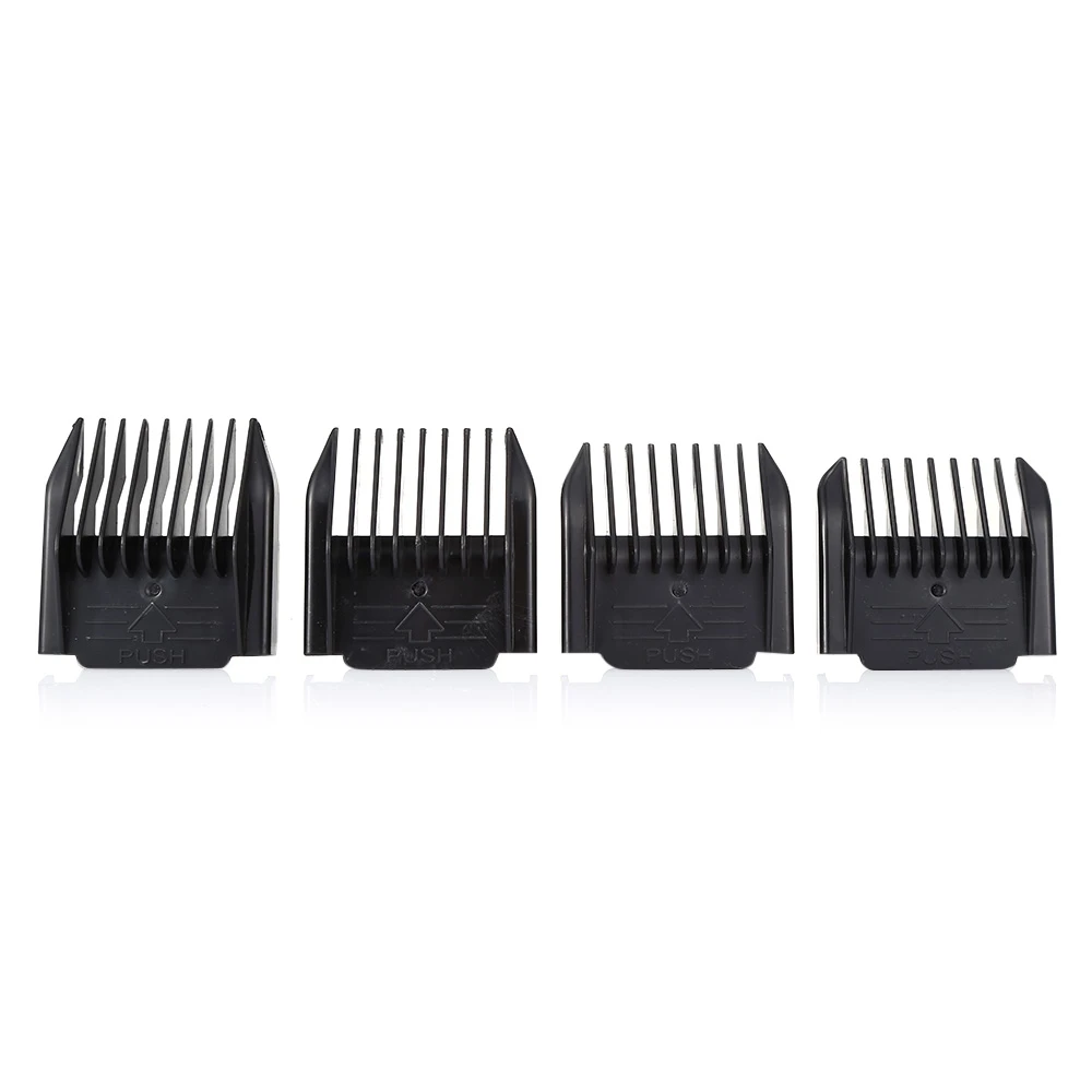 

Kemei-Professional Electric Hair Clipper, Rechargeable, Lithium Battery, Carbon Steel Head, Washable, Four Combs, 9160