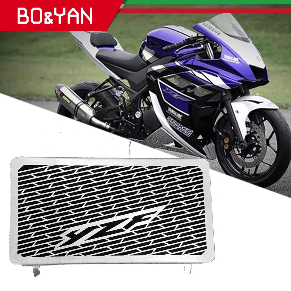 Для Yamaha R3 YZF R25 2014 2015 2016 2017 2018 2019 Защита радиатора Мотоцикла защитная крышка для