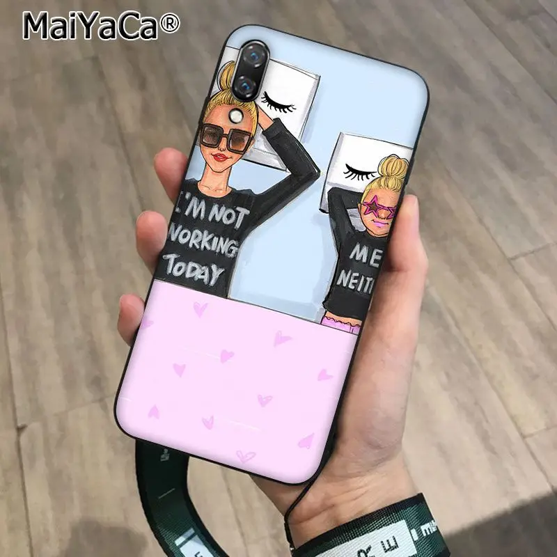 MaiYaCa красивый чехол для телефона для мамы и дочки и сына для Huawei P10 Plus 20 pro P20 lite mate9 10 lite honor 10 vision 10