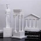 Храм греческого древнего города, архитектурная модель в древнем римском стиле, римские элементы, скандинавский декор, художественное украшение для вашей спальни