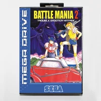 battle mania 2 trouble shooter vintage 16bit md game card for sega mega drive genesis with retail box