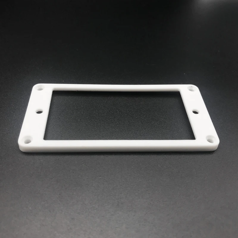 2 шт. из АБС пластика с плоским дном хамбакера монтажное кольцевые рамы для LP