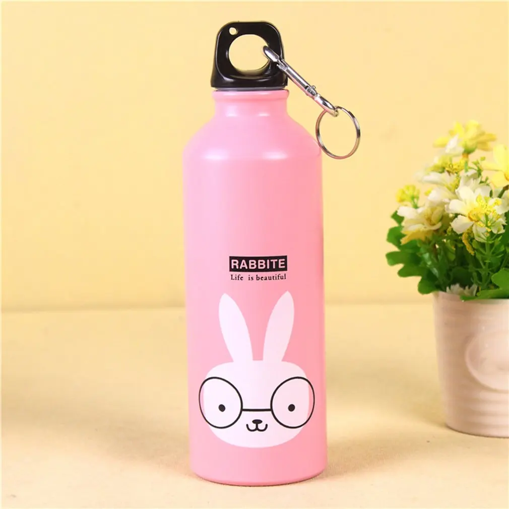 Детская бутылка для воды из алюминиевого сплава с милыми животными |