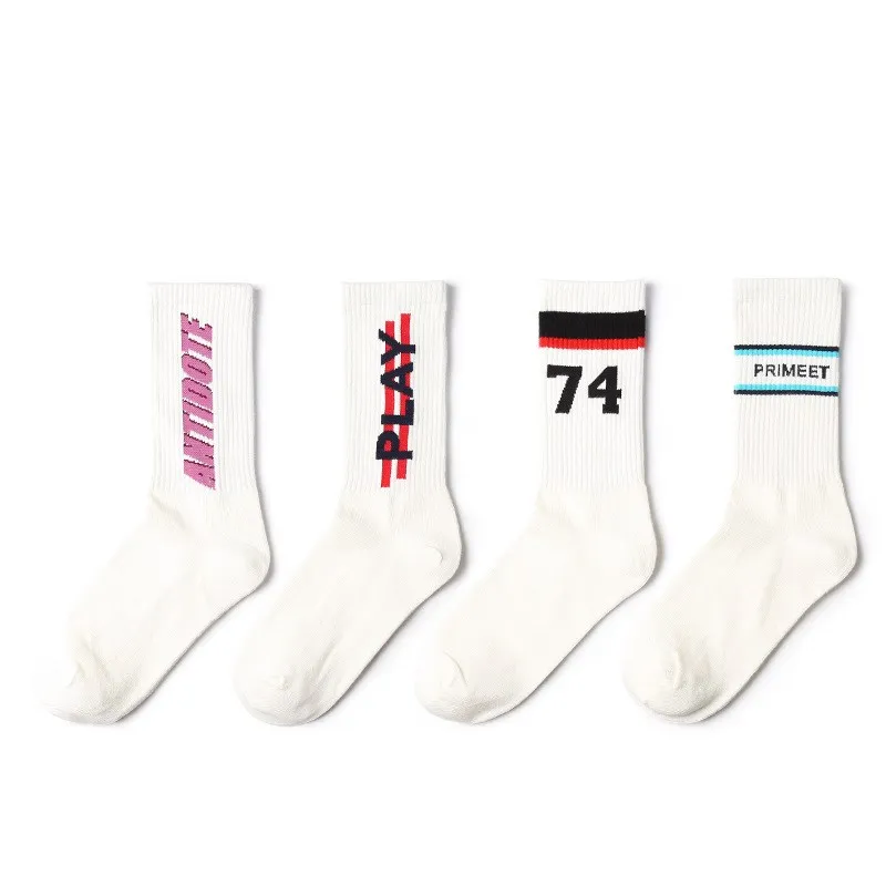 Весенние и осенние мужские женские носки хип-хоп спортивные для скейтборда