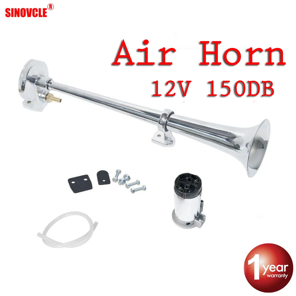 150 дБ 12 В Воздушный Рог супер громкий одиночный трубный компрессор полный