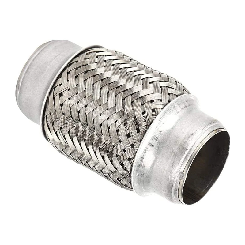 

Exhaust Flex Pipe Adaptor, Stainless Steel Double Braided Flex Pipe Exhaust Adaptor Piping 1.5 inch x 4 inch Car